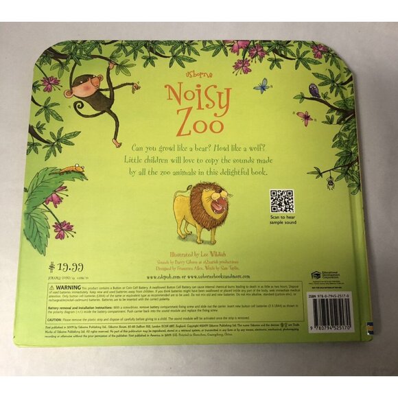 Usborne Noisy Zoo Board Sound Book - Picture 4 of 6